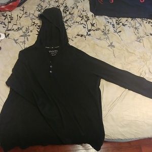 Guess black hooded sweatshirt.
